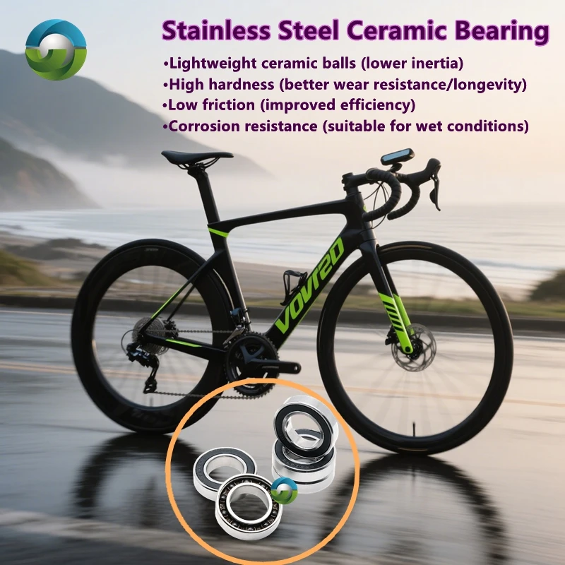 2pcs 699 2RS 9x20x6mm Hybrid Ceramic Bearing ABEC-9 Rubber Sealed S607RS S608RS 6000RS S6802RS S6803RS S6902RS 15267RS Bearing