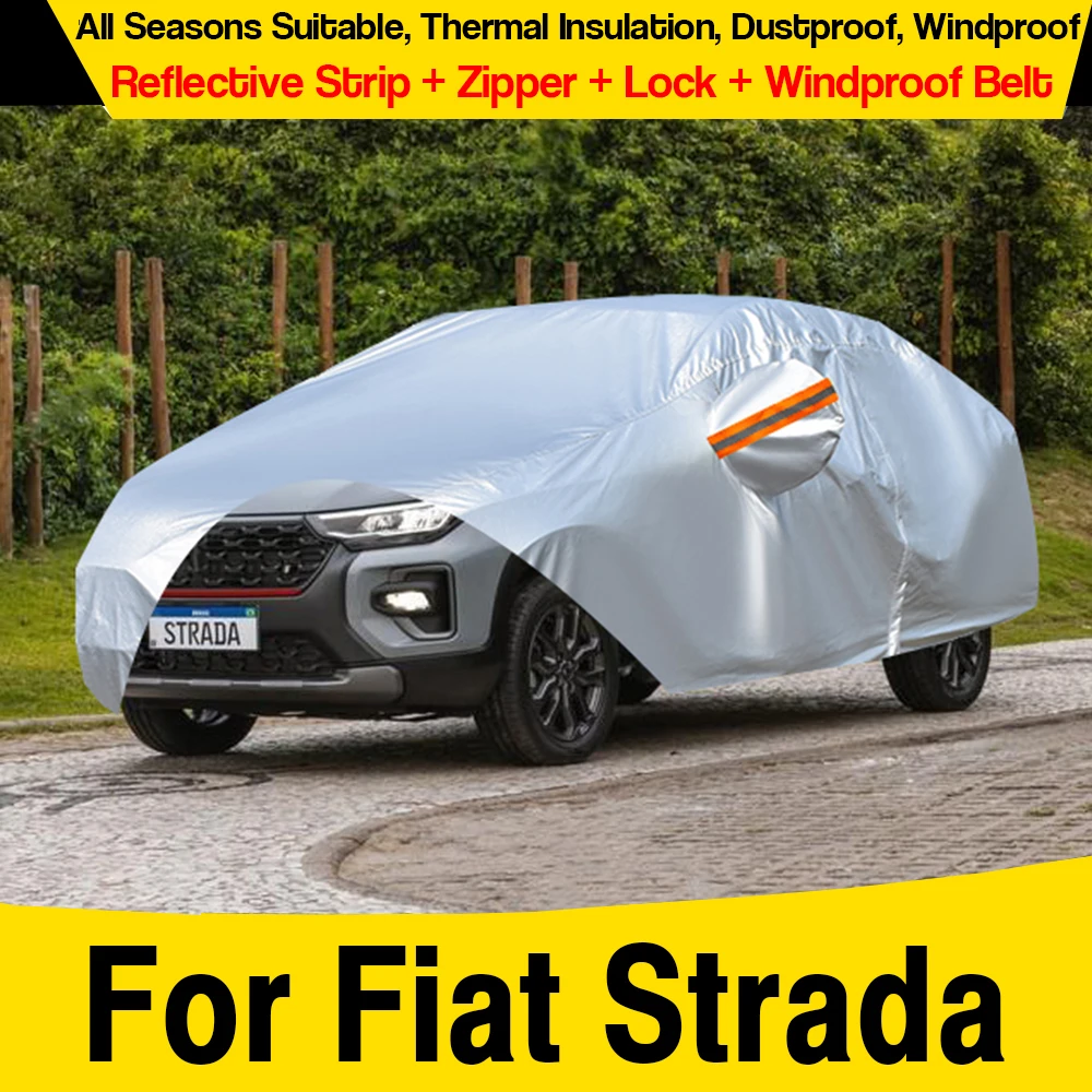 

Car Cover For Fiat Strada RAM 700 1998-2026 Truck Outdoor Sun Rain Snow Protection Cover Windproof