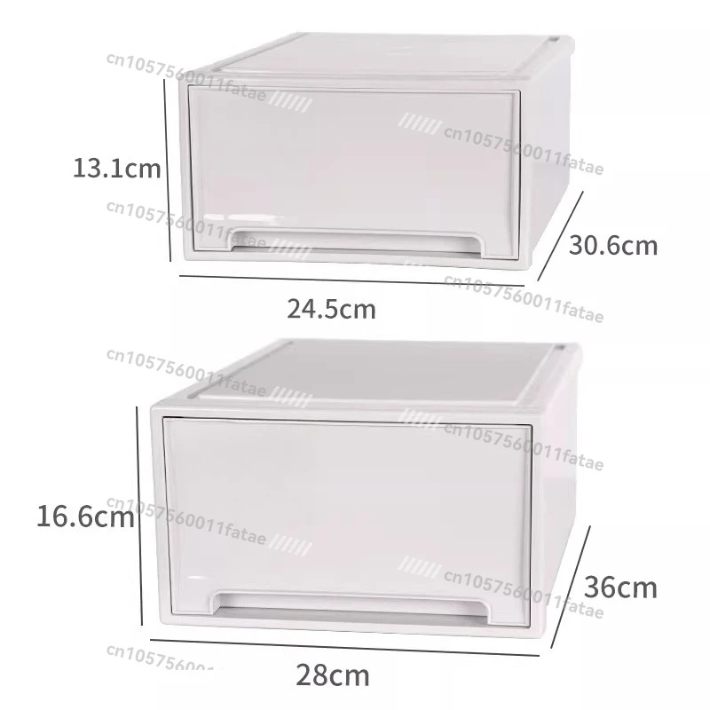 

Customized Plastic Solid-color Shoe Box Drawer Dustproof, Thickened Multi-layer Combination of Men's and Women's Shoes
