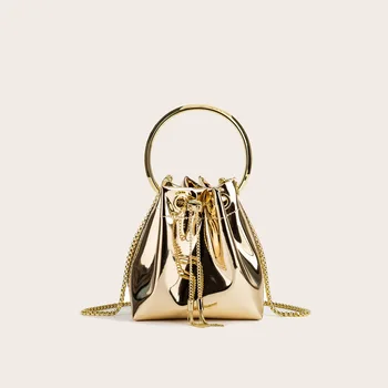 Designer Bucket Evening Clutch