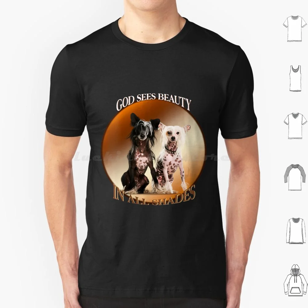 Camiseta con cuello en V y citas cristianas para pareja de perros con cresta sin pelo para mujer, talla grande, 100% algodón, ¿Qué es negro? ? ? ? ¿Qué es el significado?