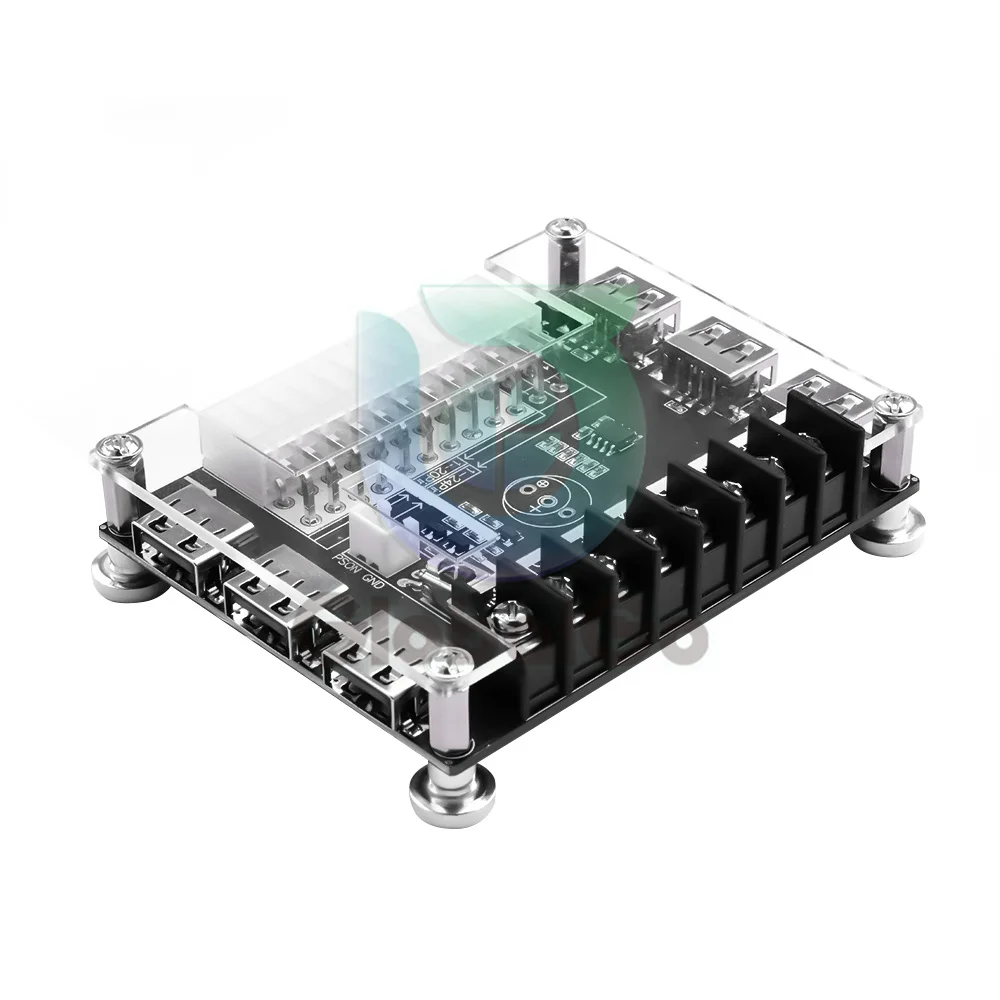 20/24 pinów ATX moduł tabliczki zaciskowej złącze adaptera wsparcie + 12V/-12v/+ 5V/5VSB/+ 3.3V z funkcją podczerwieni