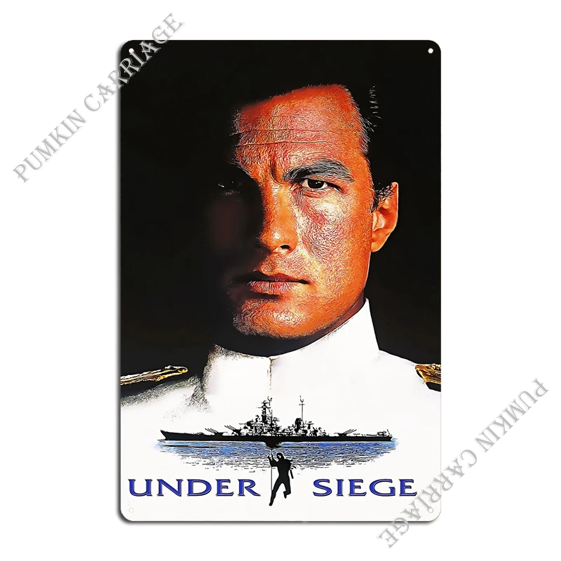 Under Siege 2 Metal Plaque Pub Wall Cave Funny Living Room Tin Sign Poster