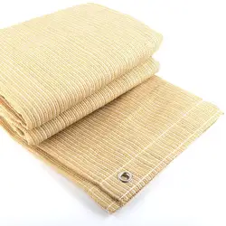 Thicken Beige HDPE Anti-UV Sun Shade Net Home Garden Hotel Balcony Safety Fence Privacy Screen Canopy Shade Sails