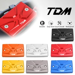 FIT For YAMAHA TDM 850 TDM 900 Motorcycle Accessories Aluminum Front Brake Fluid Front Brake Fluid Reservoir Cover Cap 2004-2015