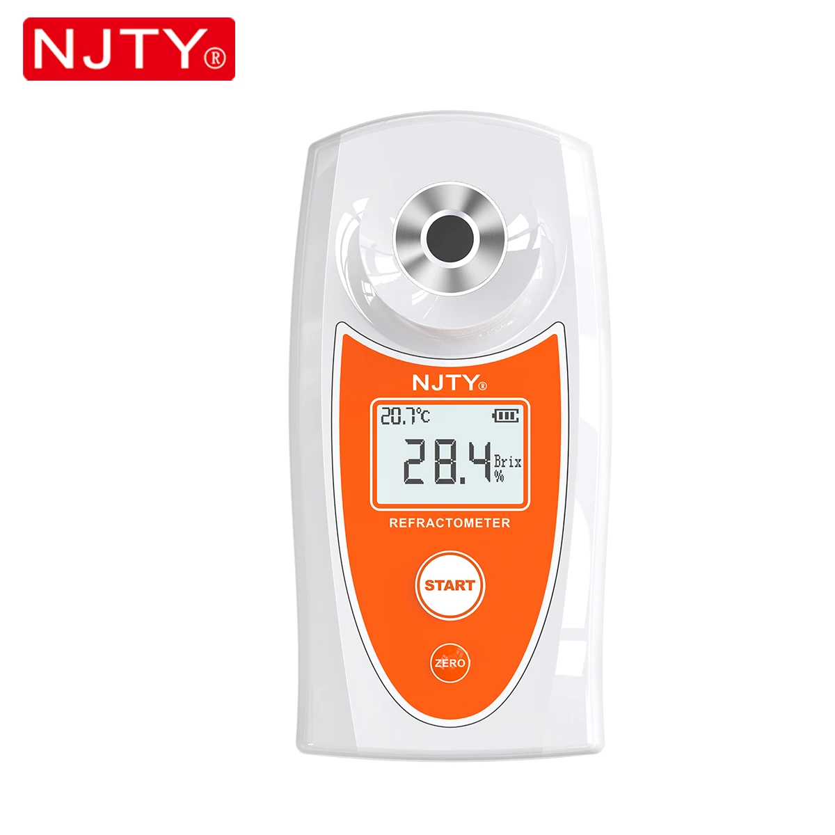 Refractómetro Digital NJTY TY-8 0-32% medidor Brix Detector de concentración de azúcar y miel instrumento óptico IP67 para jugo de fruta