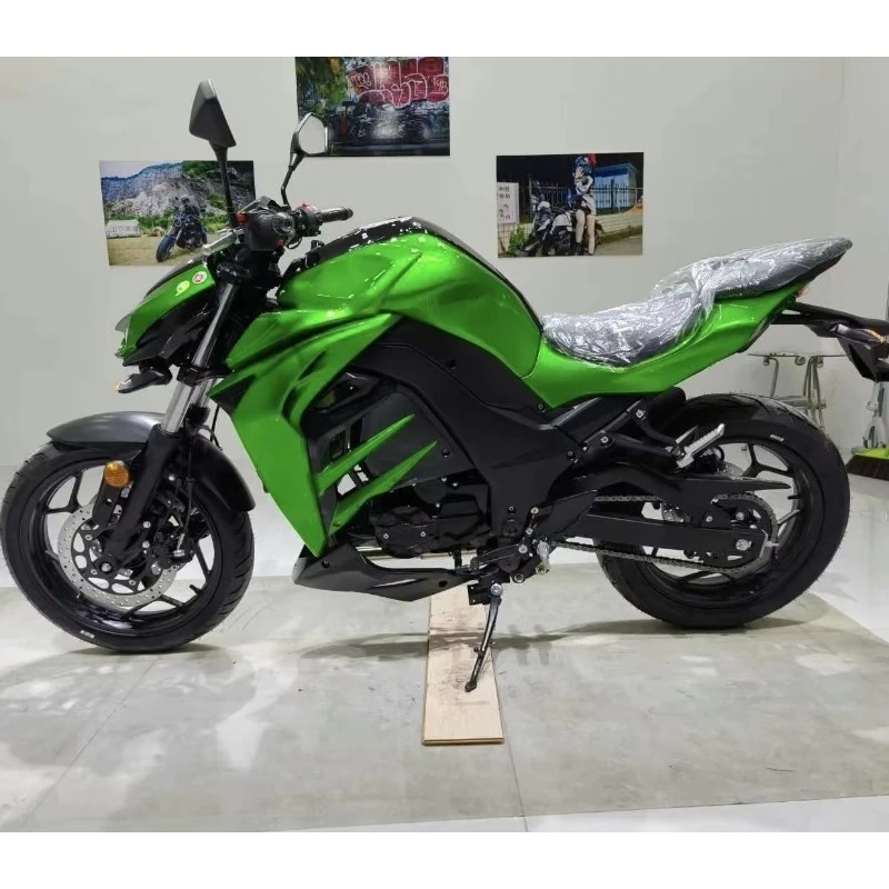 

New Motorcycle Fuel 200cc High-power Sports Machine Racing Six-speed Motorbike 72V High-performance Motorbike