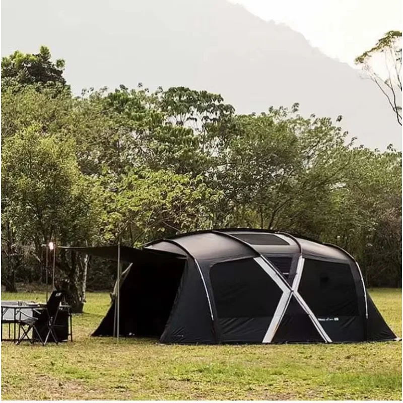 

Black tent for sale camping outdoor big tent mobile factory awning