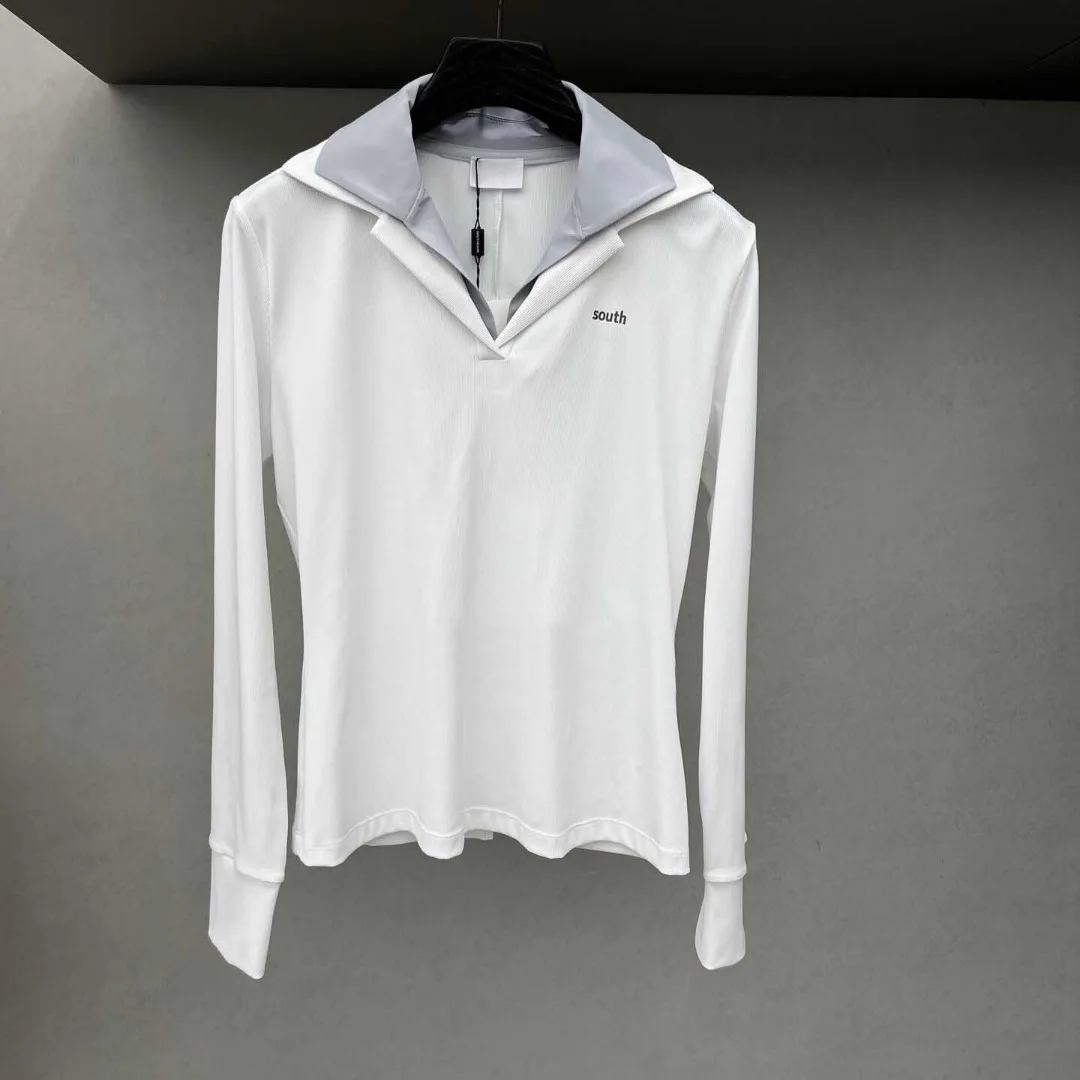Women's Golf Long Sleeve Top 2026 Fall New Korean Style Sporty Casual Versatile Elegant Youthful Stretch Breathable Soft