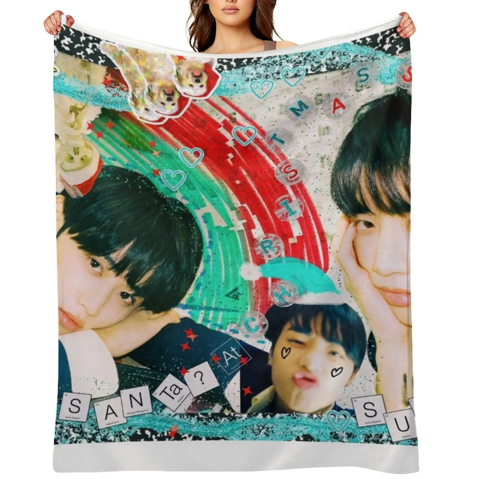 

sunwoo Throw Blanket Quilt Luxury St Thermals For Travel Polar Blankets