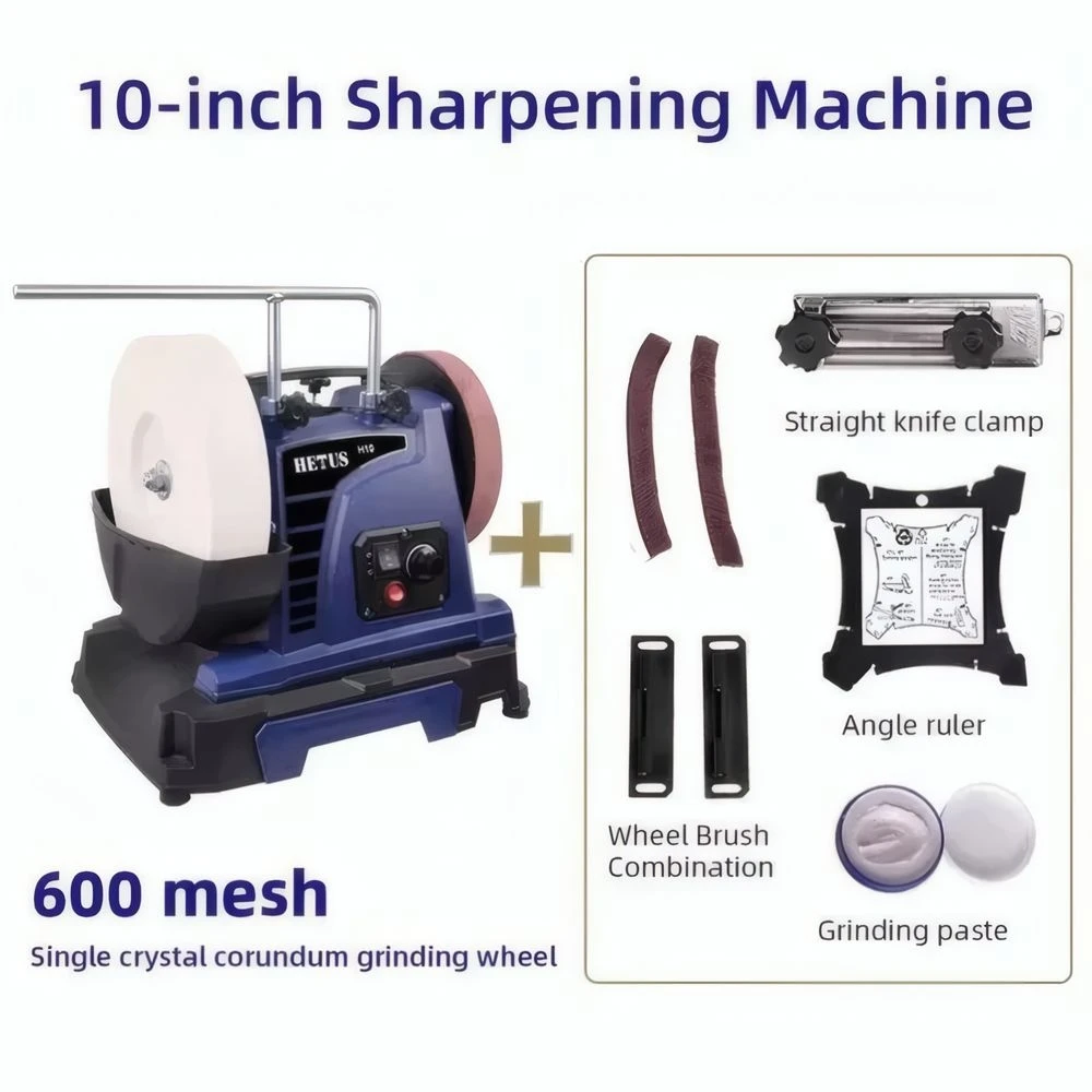 

H8 H10 Grinding and Polishing Integrated Electric Knife Sharpener Low-Speed Water-Cooled Knife Sharpener 220V