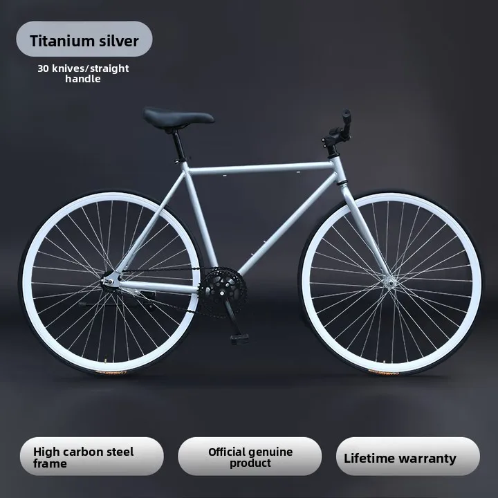 

SGF solid tire inverted brake live fly retro scooter easy to ride