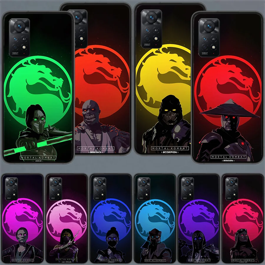 Чехол для телефона Hot Scorpion Zero Sub Mortal Kombat для Redmi Note 13 14 15 Pro Plus 12 13C 12C 15C 9 10 10C 9T 9C 9A, мягкий чехол из ТПУ