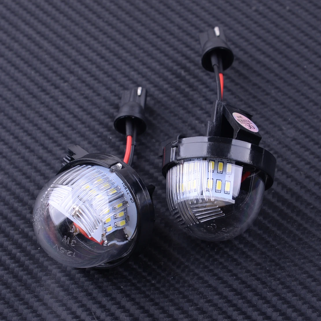 2pcs LED License Plate Light Lamp Fit For Suzuki Vitara Fourth Generation 2015-2017