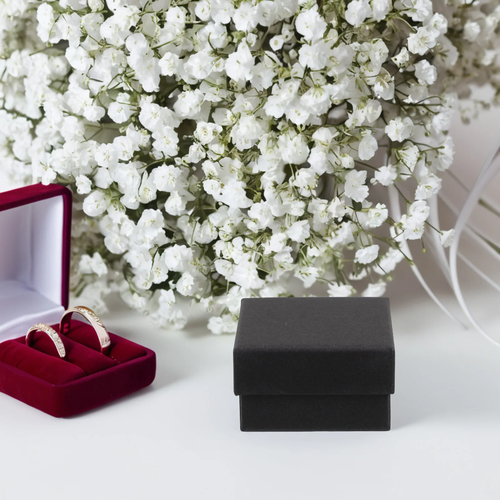 

10Pcs Jewelry Packaging Boxes Paper Small Present Boxes for Rings Earrings Bracelets Necklace Display Case Necklace Case