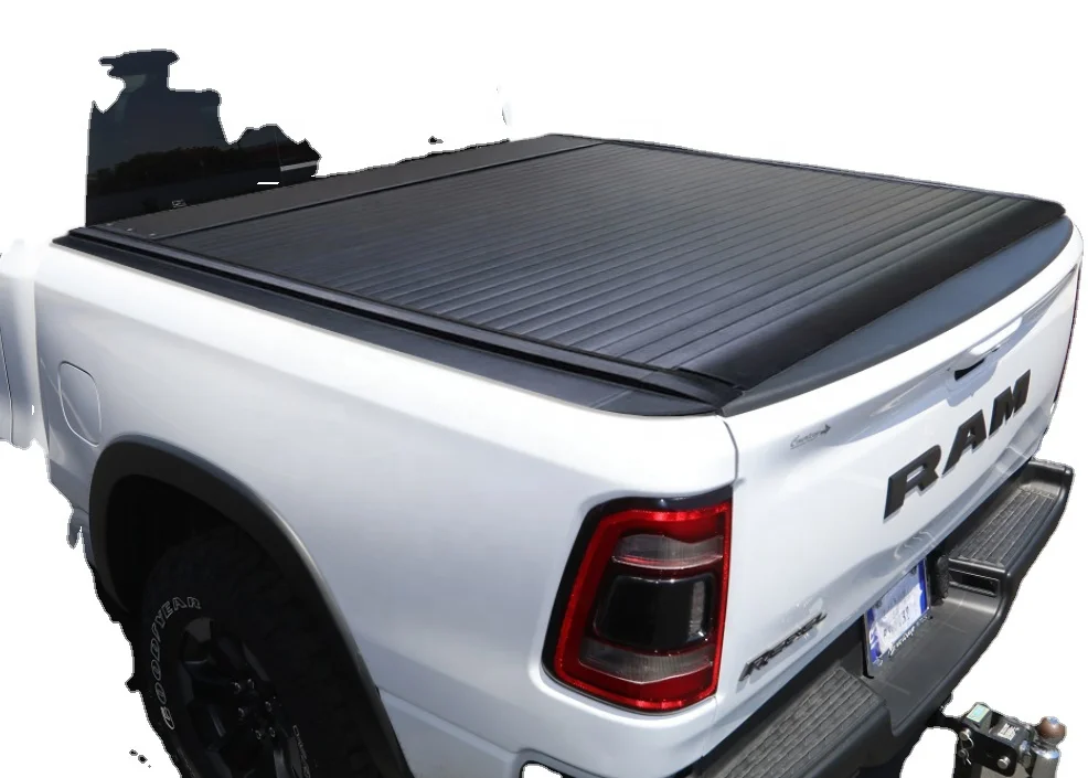 OEM custom-fit roller shutter lid for Triton high quality Pickup truck tub cover black color compatible with Roll bar