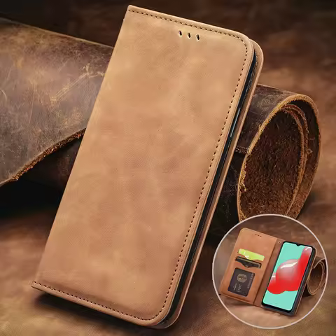 A51 A50 A30S A52S 5G Flip Case Smooth Leather Wallet Coque for Samsung Galaxy A21S A22S A71 A72 A52 S A32 A12 A11 A 31 41 A70 52
