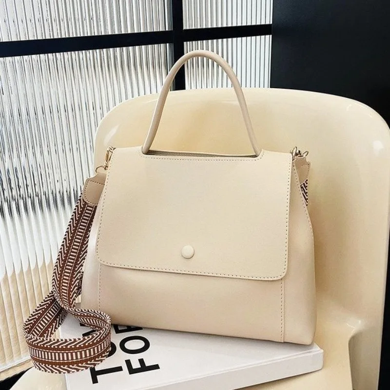 

Винтажная кожаная сумка-мессенджер в стиле ретро, премиум-класса, модный парижский дизайн, повседневная простая сумка-тоут, изысканная ручная работа, женская, на каждый день