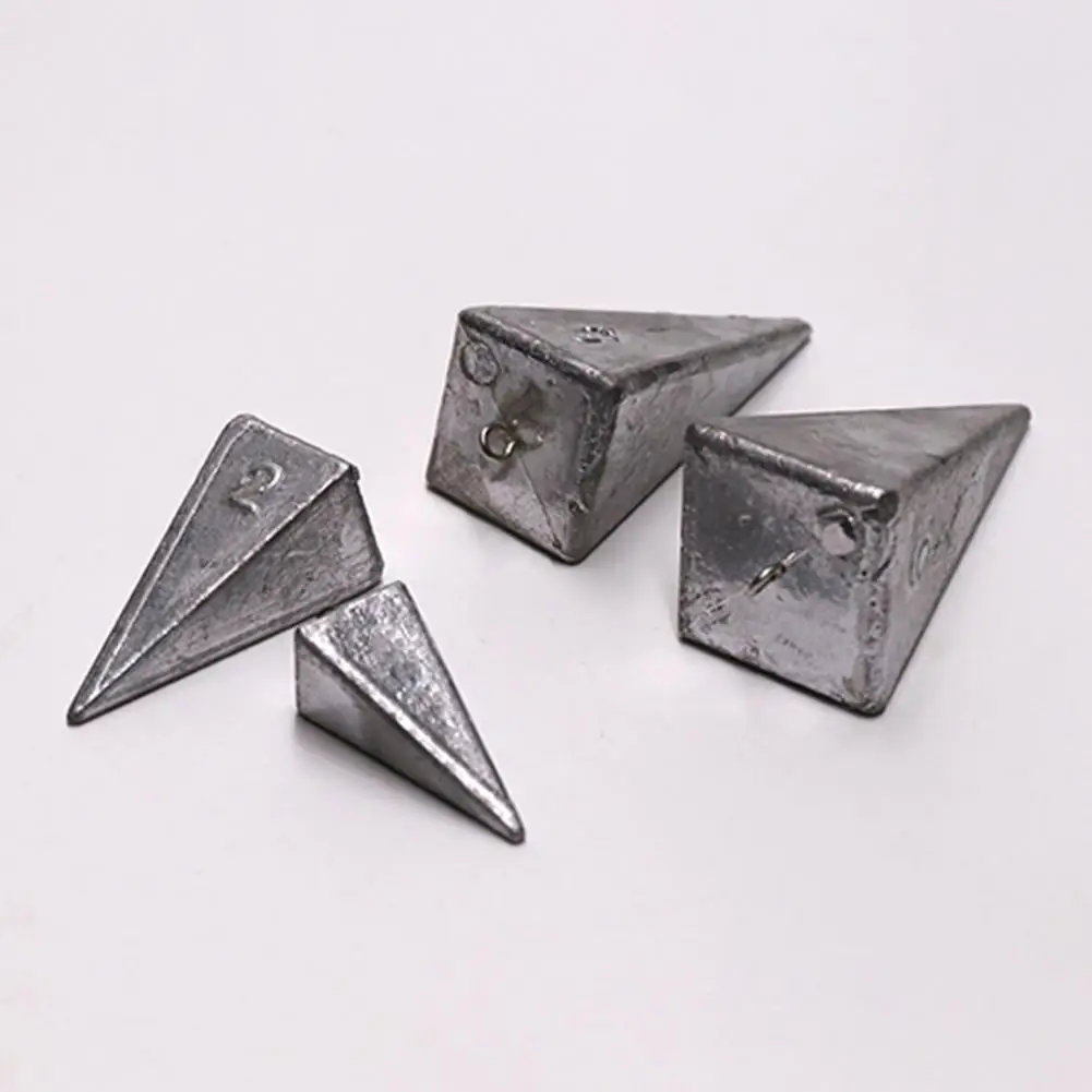 

Fishing Weight Fishing Lead Sinker Premium Triangular Pyramid Sinker Lead Fishing Weights 2/3/4/5/6oz Gear for Surf for Enhanced