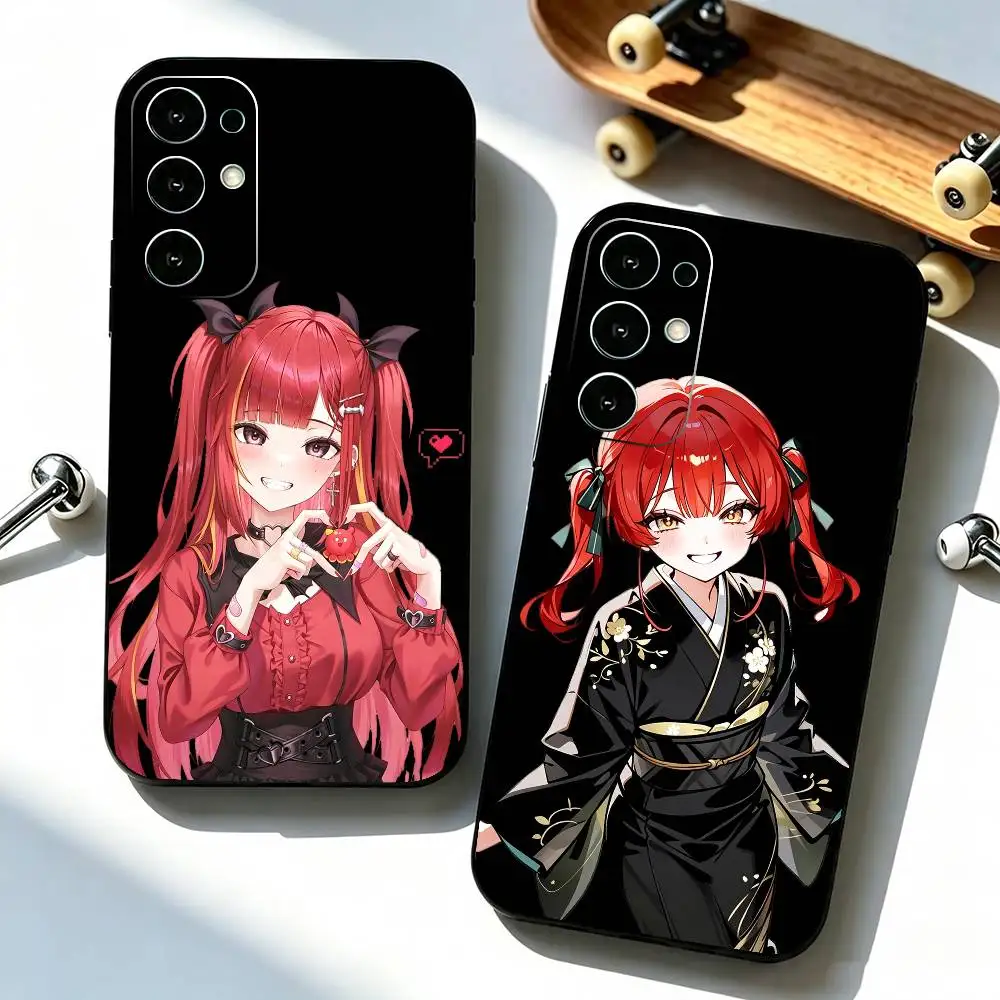 A-Akane Lize Singer  Phone Case Black Silicone Soft For Samsung S25,S24,S21,S22,S23,S30,Ultra,S20,Plus,Fe,Lite