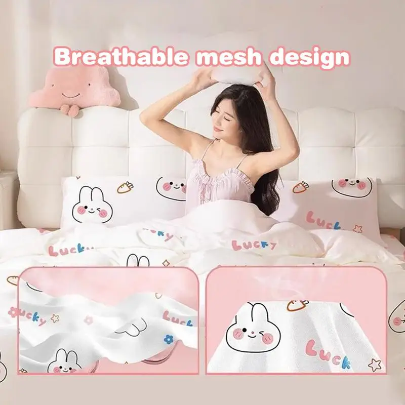 Disposable 3/4-piece Bedding Set, Extra Thick Disposable Sheets, Duvet Covers, And Pillowcases For Hotels And Travel..
