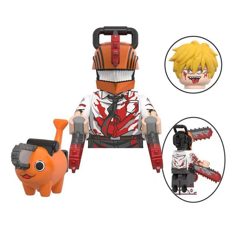 Zabawki Peryferyjne do Gry Animacyjnej Chainsaw Man Denji Makima Aki Power Mała Lalka Anime Figurki Modelowe Kolekcjonerskie