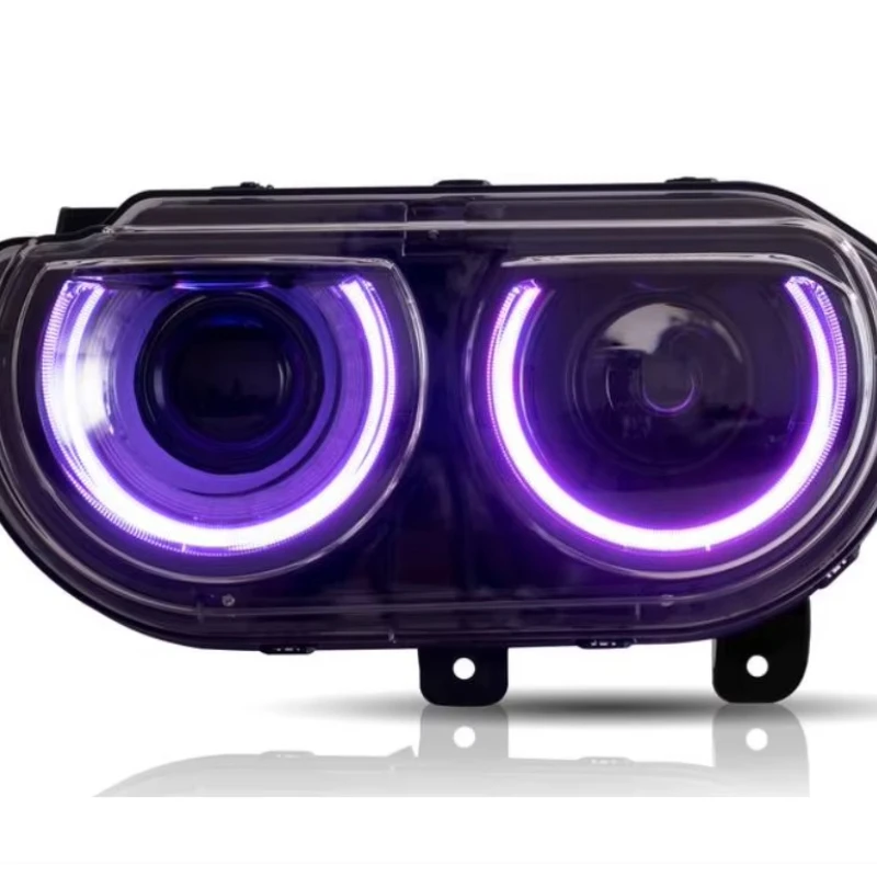 

LED Projector Lens Latest Automotive Headlight Assembly for 2008-2014 for Dodge Challenger Hot Car Front Lamps