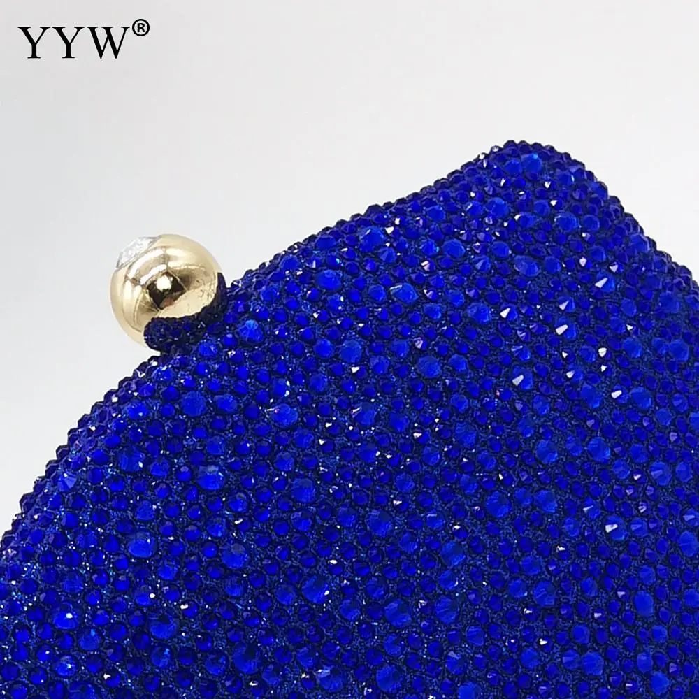 Women Rhinestones Clutch Purse Fashion Minaudiere Bag For Party Wedding Crystal Evening Bags Handbag Bridal Clutches Bag Lady