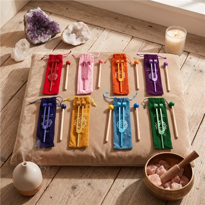A64T-Tuning Fork Set Tuning Fork For Healing For Sound Therapy, Meditation, Chakra Balancing