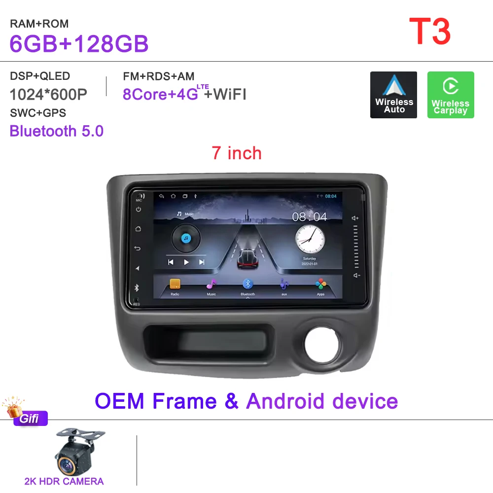 Android 16 Voor Toyota Vitz Yaris Echo 1999-2005 Carplay Auto Radio Multimedia Video Player Navigatie GPS Geen 2Din 2 Din DVD