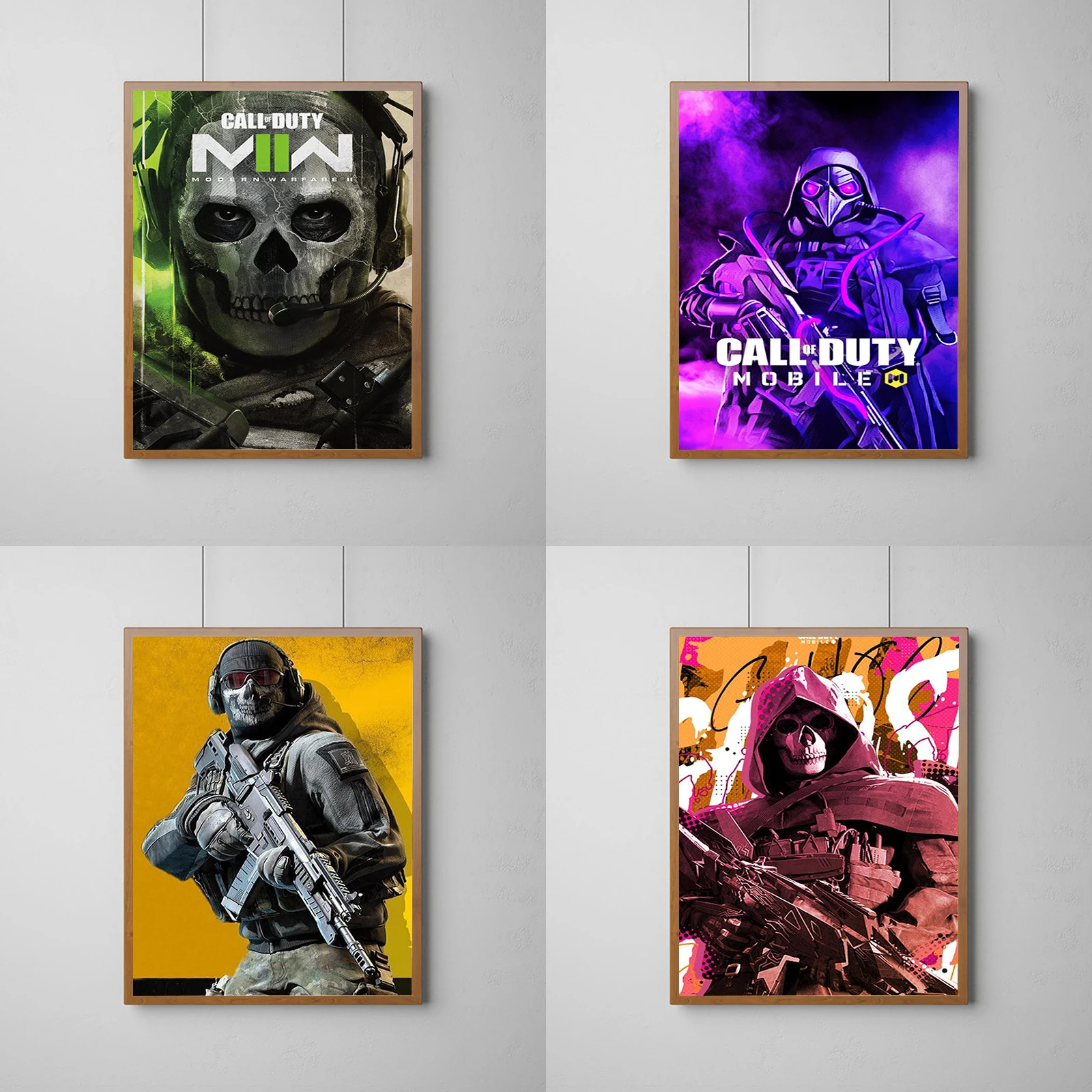 Call of Duty Game Poster Home Decor Gaming Room Decoration Posters for Wall Decororation Print Decorative Paintings Art Pictures