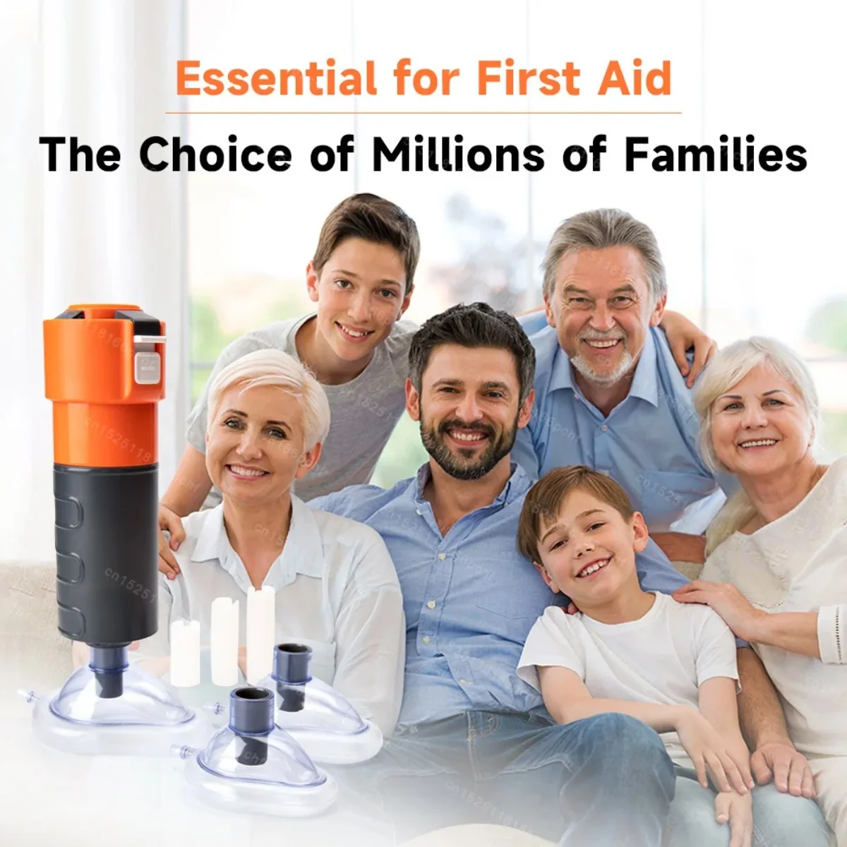 جهاز إنقاذ الاختناق التلقائي المحمول، شفط قوي لمجموعة الإسعافات الأولية لتصفية مجرى الهواء للبالغين والأطفال في حالات الطوارئ #2