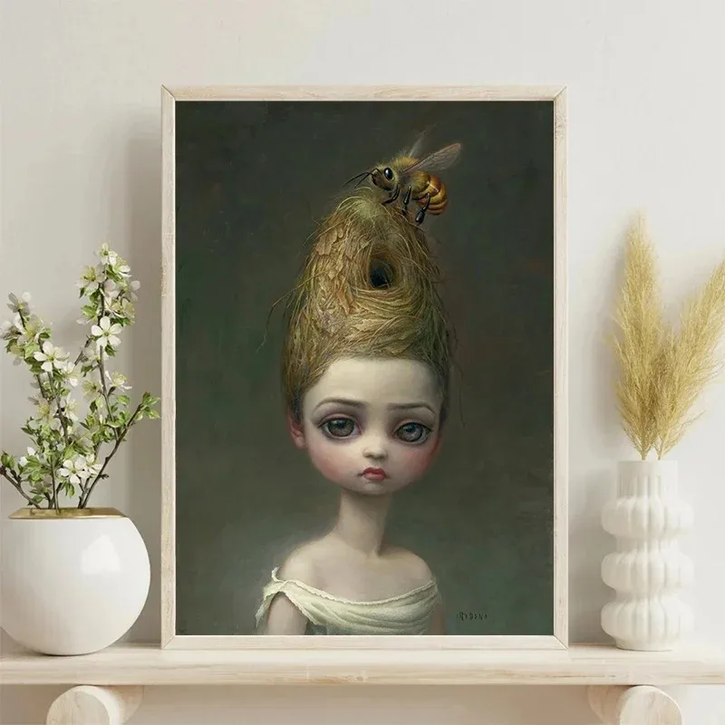 Mark Ryden Classic Artwork Cute Childish Weird Poster Prints Fantasy Surrealism Canvas Painting Wall Picture for Room Home Decor