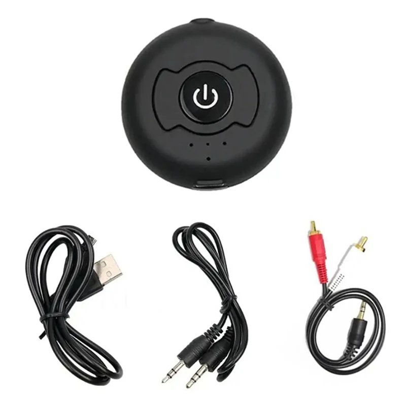 5.0 Bluetooth Audio Transmitter For TV PC Connect 2 Headphones 3.5Mm AUX Low Latency Stereo Wireless Adapter Durable Easy To Use