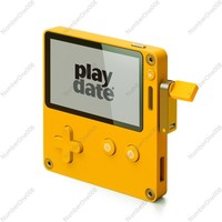 Domestic Spot Playdate Retro Portable Mini Handheld Game Console, Creative Hand Crank Black and White Screen