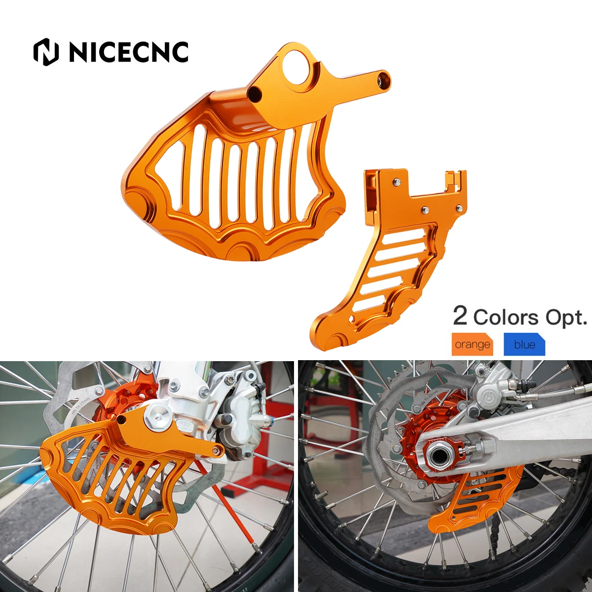 

NICECNC For KTM EXC 300 EXC 250 EXCF 350 EXC 450 XCW 2004-2015 SX 125 SXF 250 SXF 450 2004-2014 Front Rear Brake Disc Guard