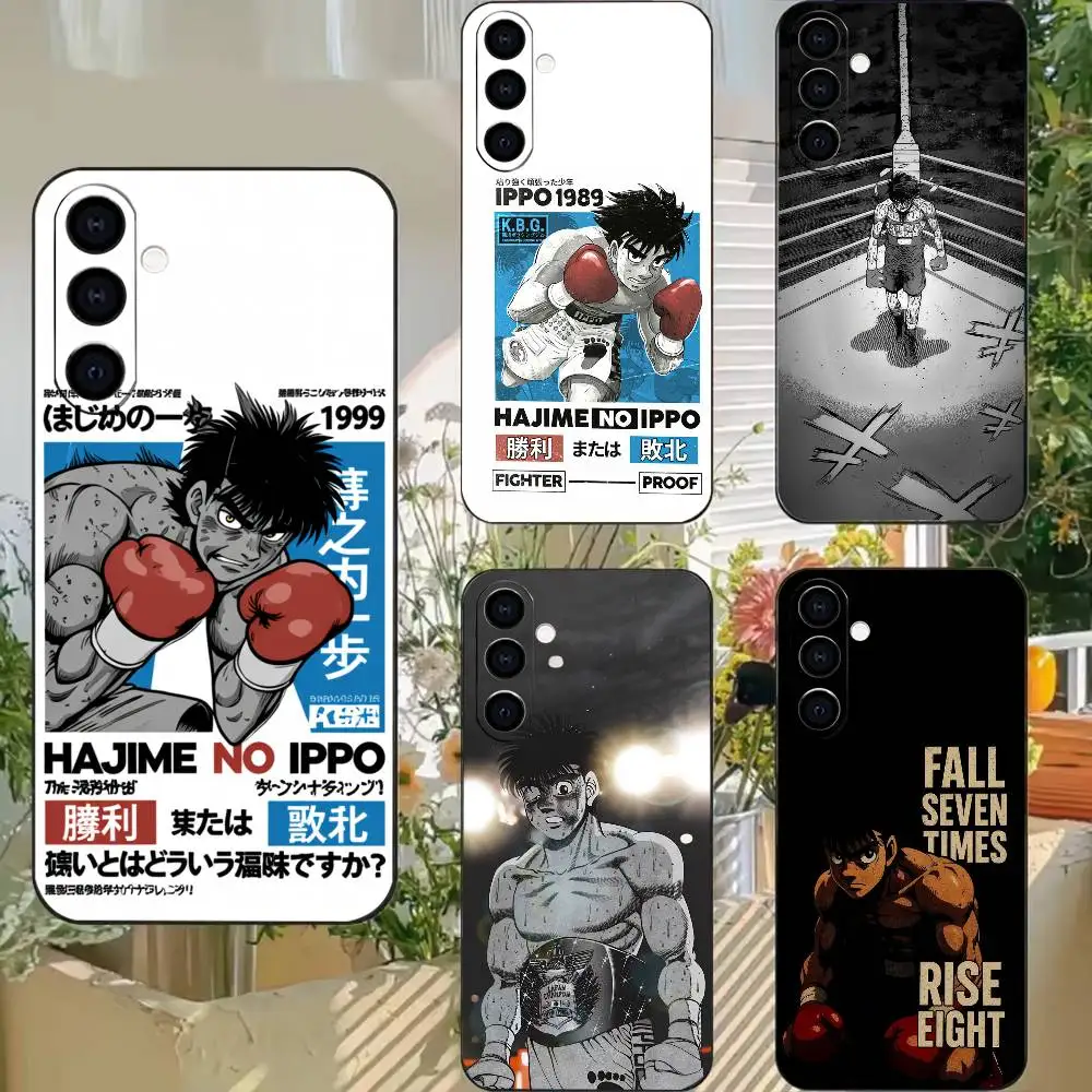 Makunouchi I-Ippo-Hajime no  Phone Case For Samsung A72,A71,A72,A70,A53,A52,A51, Black Soft Cover TPU