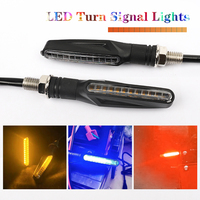 Motorcycle Electric Scooter Moto Motorbike LED Turn Signal Light 12V 48V 52V 60V Flasher Blinker Indicator Accessories