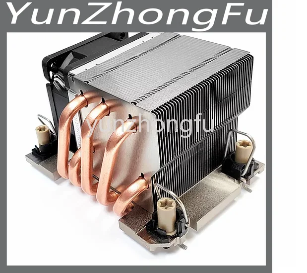 4189 Pin 2U CPU Industrial Industrial Control Server Radiator 5 Heat Pipe Violent Fan N11