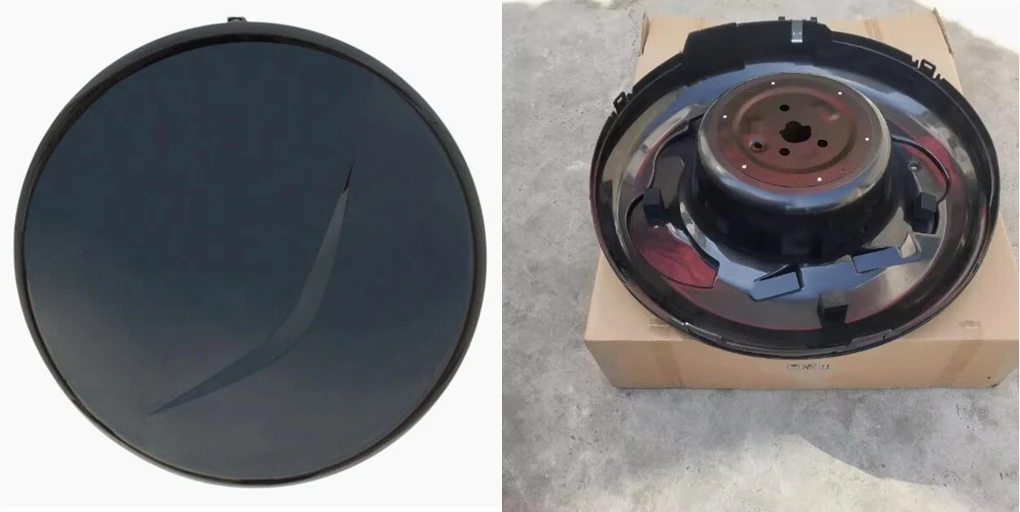 Reservewiel Cover Achterband Glanzend Zwart Past voor Toyota RAV4 2009-2013 - afbeelding 1