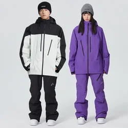 New Outdoor 2025 Winter Sport Women Ski Suits Mountain Waterproof Man Snowboard Sets Warm Snowmobile Skiing Costumes Clothes