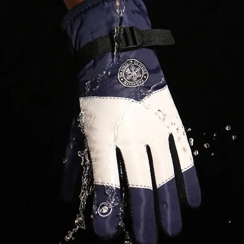

Winter Unisex Snowboard Ski Gloves Non-slip Waterproof Motorcycle Cycling Fleece Warm Snow Gloves