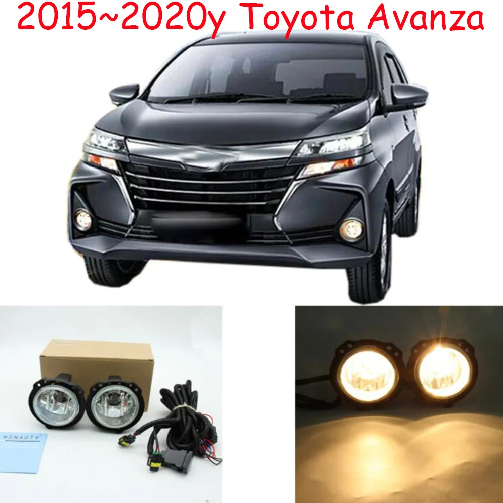 car bumper headlight for Toyota Avanza fog light 2015~2020y car accessories halogen bulb head lamp for Toyota avanza headlamp