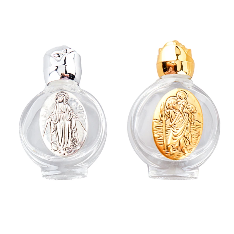 زجاجة ماء مقدس فارغة ، زجاجة صليب ديني ، معمودية مسيحية ، جودة عالية ، 15 + ، 1 #1