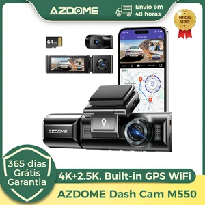 Azdome Dash Cam M550 4K + 2,5K geboverte GPS -WLAN -Autokablade KOMMERT 3 STRADEN IR NACHT SISSEN 10 Hauptverkäufe Camara Heckfiat Typ - №3
