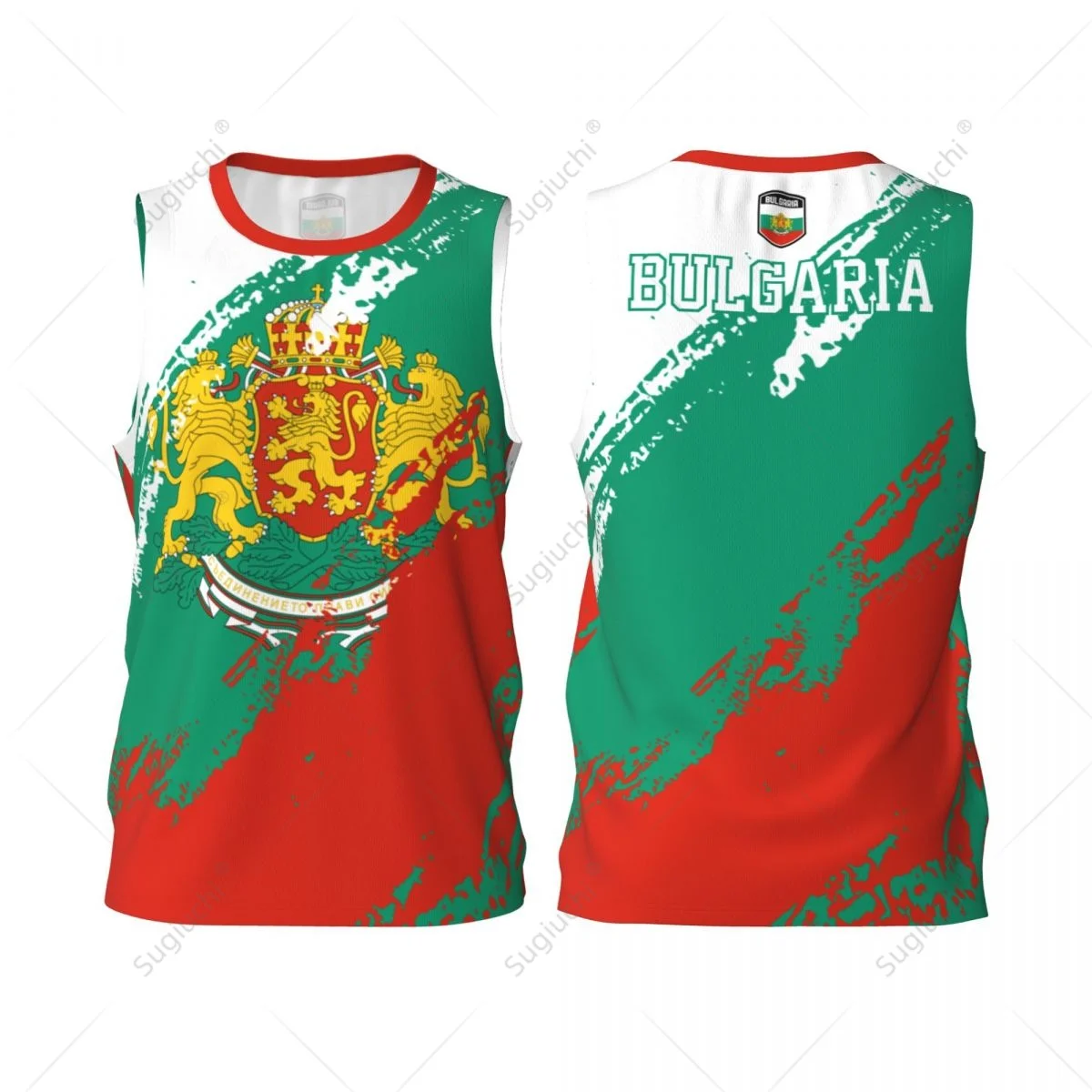 

Мужская баскетбольная спортивная рубашка с флагом Болгарии для бега фитнеса, многофункциональная рубашка без рукавов, эксклюзивная рубашка нунбер с именем на заказ