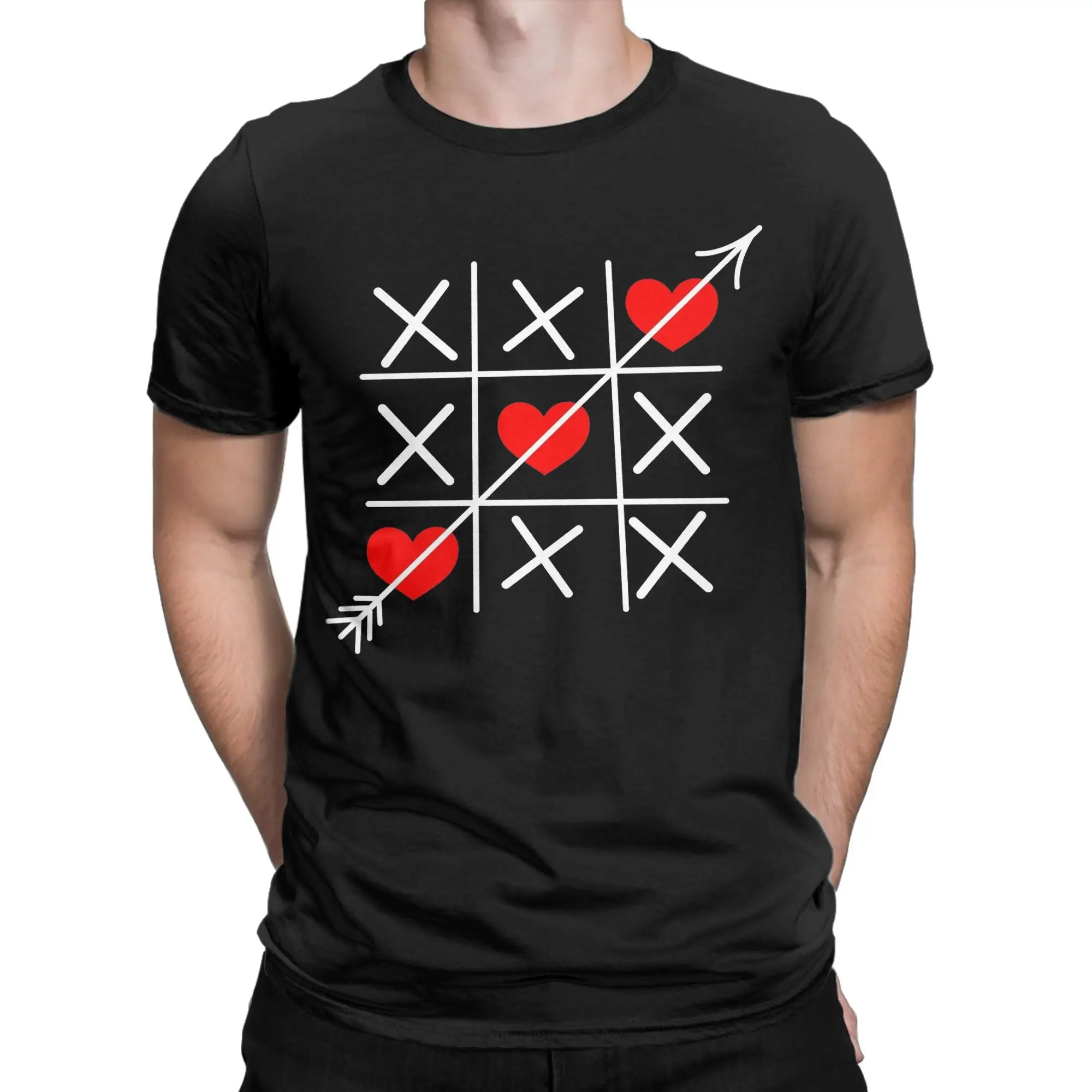 Tic Tac Toe Tee Shirt for Men Women Graphic Printed T Shirts  Cotton Clothing