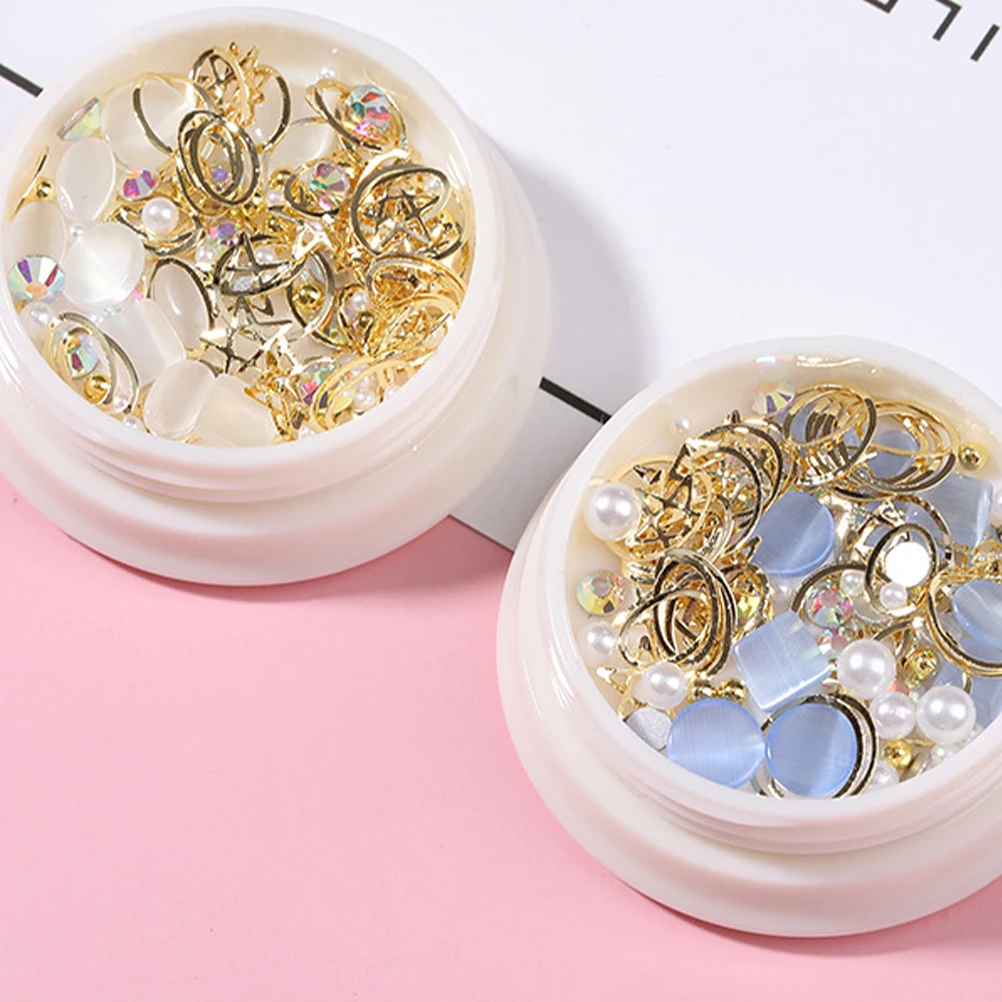 

3 Pcs Stone Shiny Decoration Stickers for Creative Art Art Nail nament Decal Party Opal Nail Decorations Events