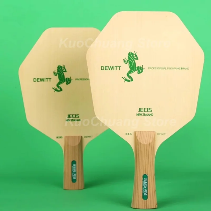 Hexagonal Table Tennis Blade 5 Ply Wood Hinoki Cypress Paulownia Core Professional Offensive Ping Pong Racket Base DIY Bat