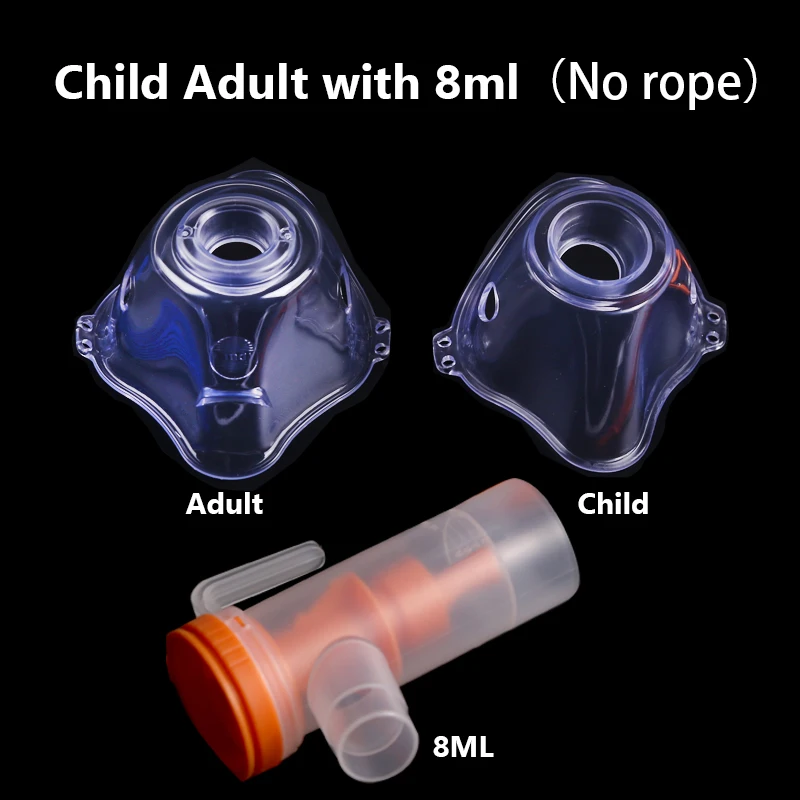 Handheld Nebulizer Mask Equipment Accessories Inhaler Set Inhale Mask for Child Adult Inhaler Mask Household Compressor